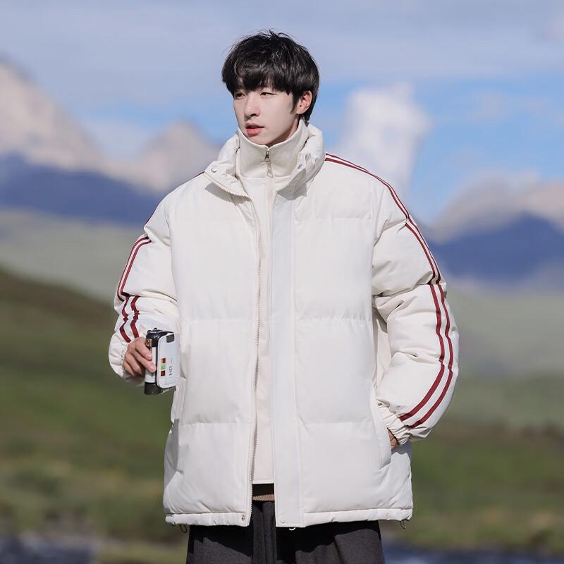 Men s Stand-Collar Padded Winter Jacket 2XL