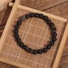 Block Volcanic Lava Stone Bracelet Men Black Classic Labradorite Bead Jewelry Gift For Boyfrien Y1O3