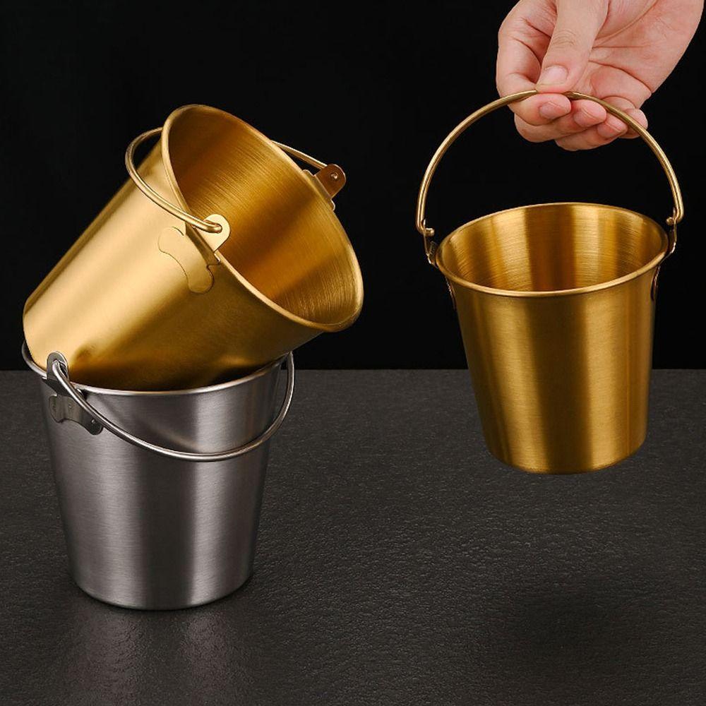 0,7L/1L/1,8L Biervat Roestvrij Staal Koelvat Creatieve Snackemmer Snack
