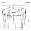 Premium Vertical Barbecue Grill: 304 Stainless Steel, Air Fryer Compatible, Holds 24 Skewers