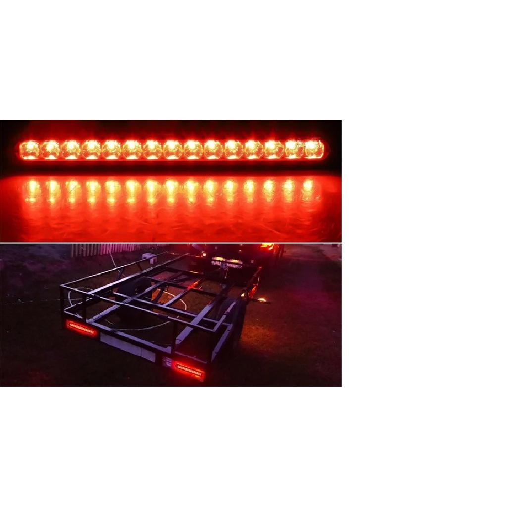 10" Rear Tail 3rd Brake Stop Light Bar Marker Lamp Universal for Truck Trailer RV Car Caravan Boat