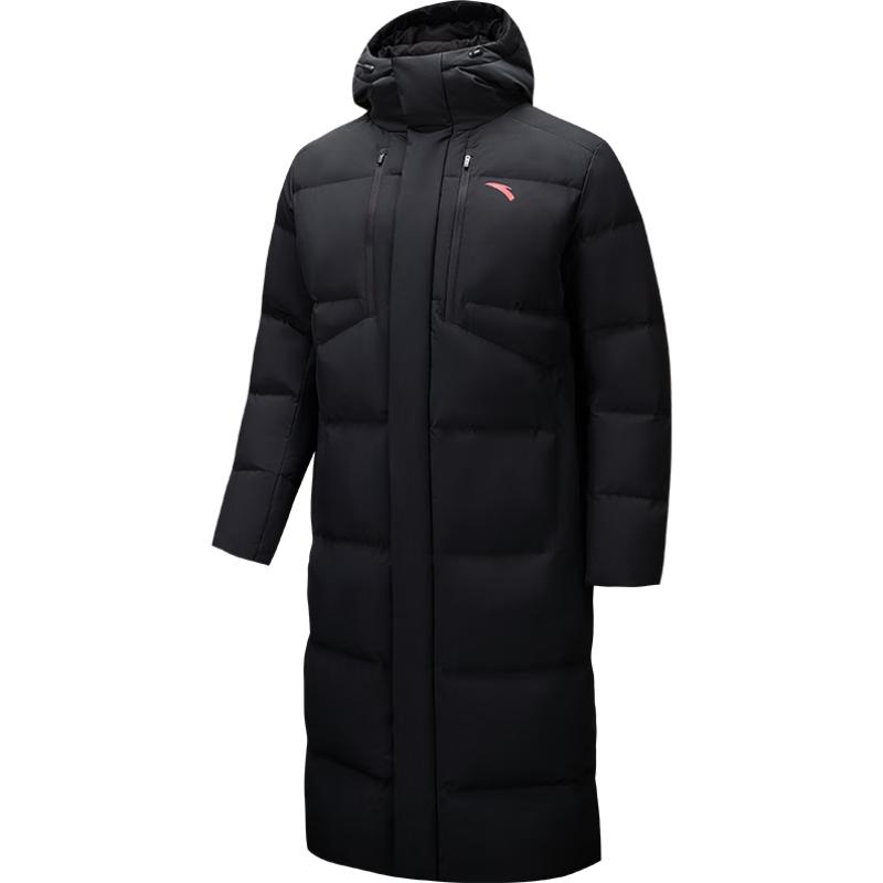 Anta Men's Six-Core Long Winter Down Jacket