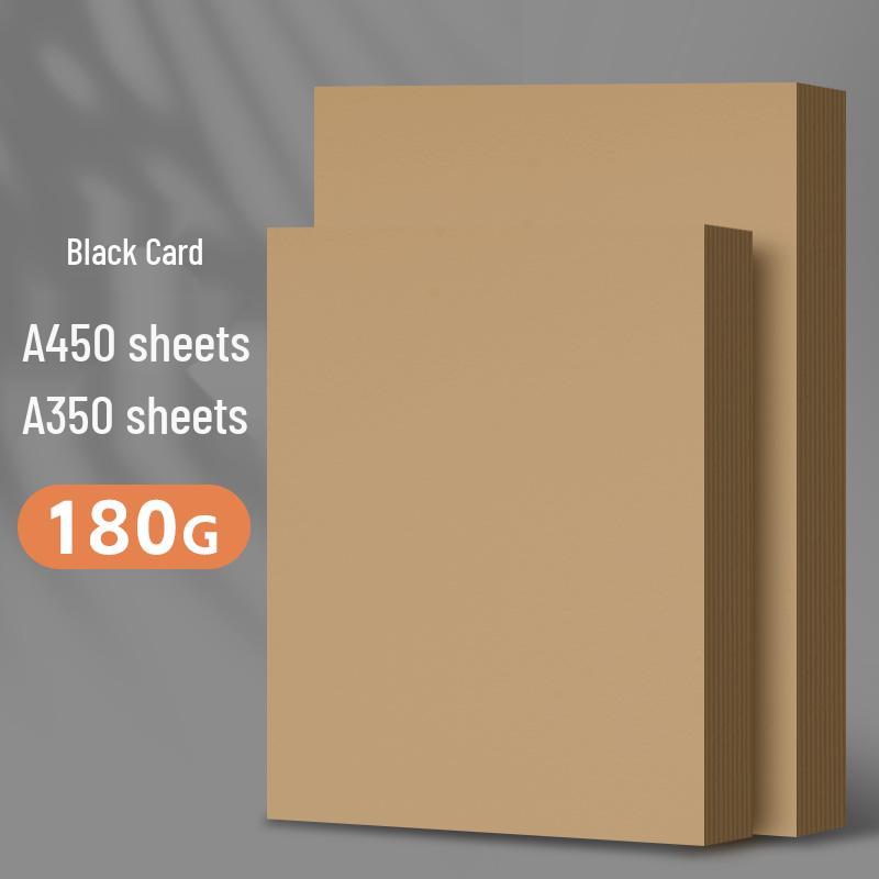 A4 White Cardstock, Black & Colored Paper, Thickened for DIY Kindergarten Crafts & Projects, A3/A4 Size.