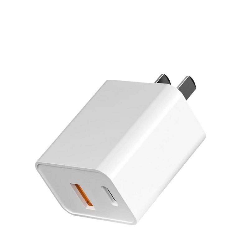 20W Fast USB Charger, PD & QC Flash Charging for Apple, Android, Huawei, Type-C Devices