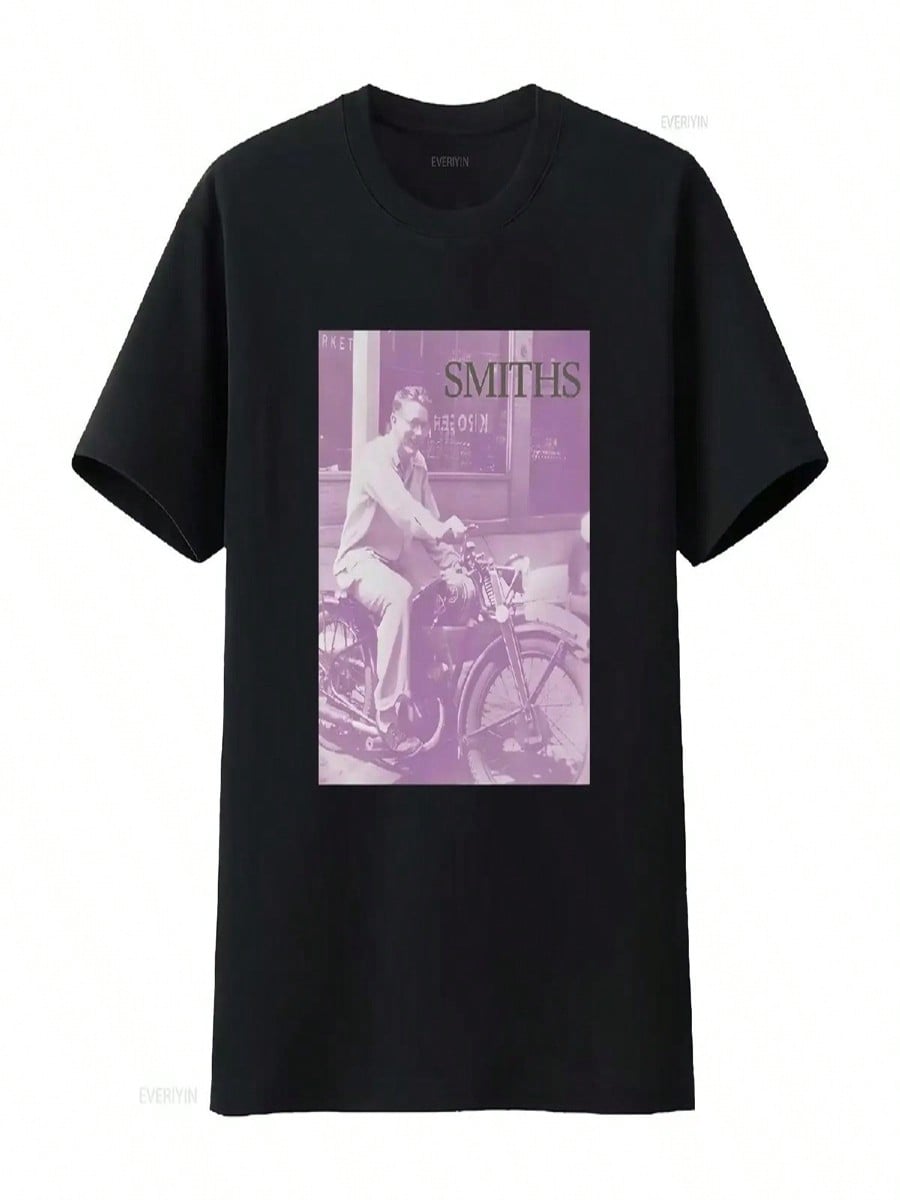 Bigmouth Strikes Again 1986 Promo Organic T Shirt Morrissey Vintage Washed Fashion Graphic Streetwear S разноцветный