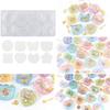 Shiny Glossy Silicone Decoration Molds Double Layer Keychain Mold DIY Pendant Jewelry Epoxy Resin Crafting Molds