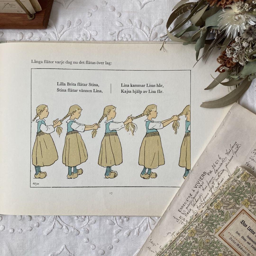 

[USED] L863 Old Western Books, Scandinavian Antiques, Rare! Ottilia Adelborg s Picture Book