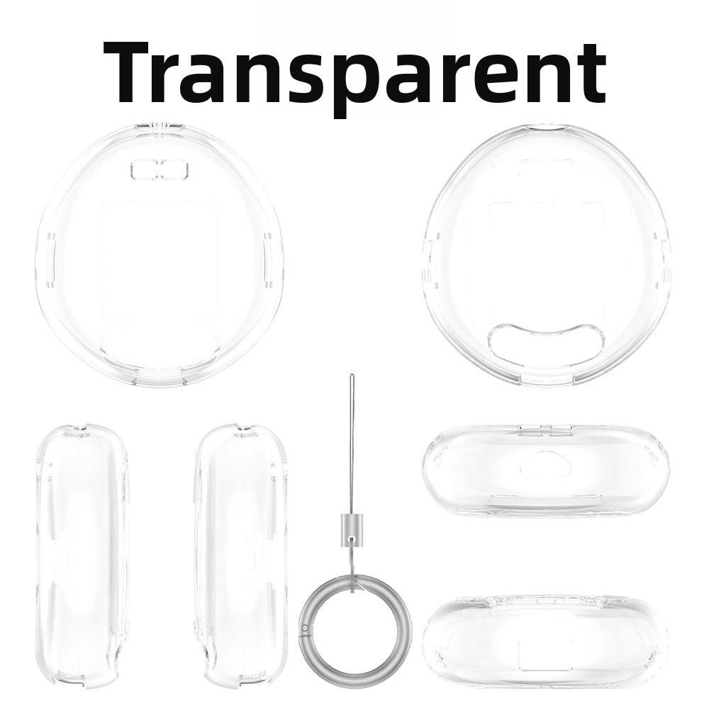 Durable Transparent Protective Case Dustproof Anti-Scratch Hard Shell Full Coverage Crystal PC Clear Cover for Tamagotchi Uni