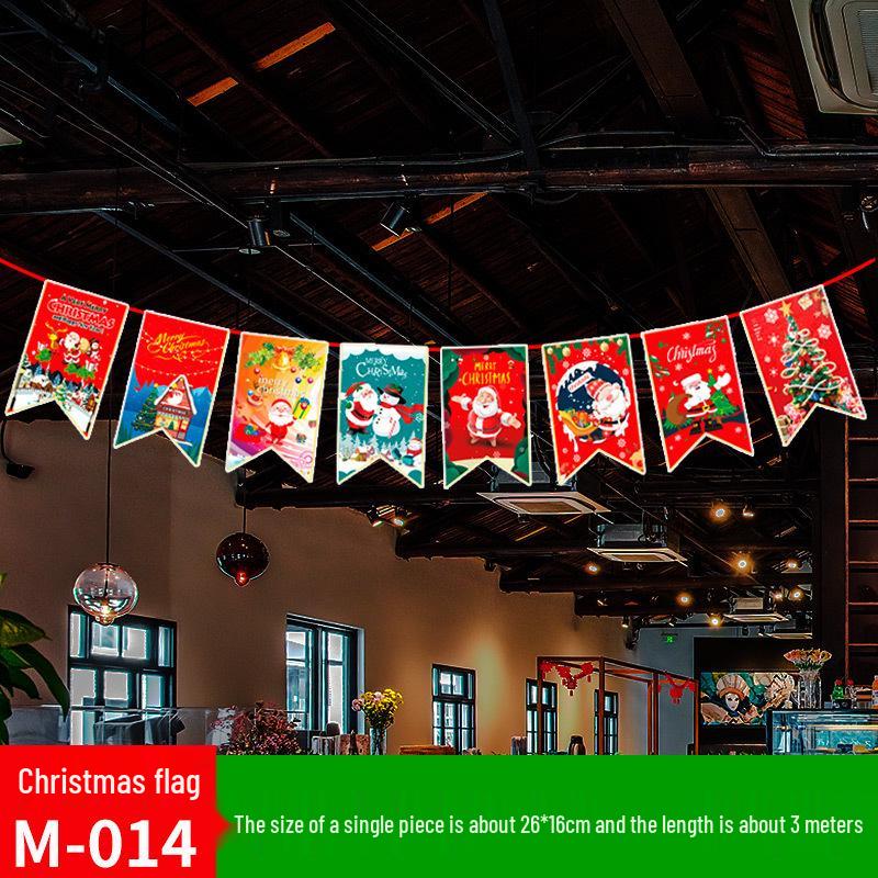 2025 Christmas Banners: Festive Hanging Decorations for Kindergartens and Malls