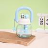 Cute Panda Portable Double Drink Cup with Straw - High Temperature Resistant 