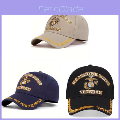 Katoenen Geborduurde Baseballpet Met Zonbescherming Voor Casual Buitenkleding