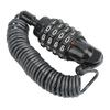 Universal Motorcycle Helmet Lock & Cable Code Combination PIN Locking Carabiner Black