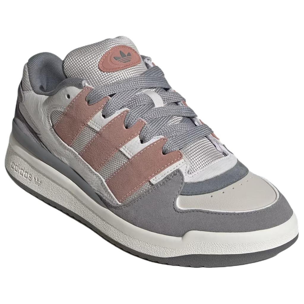 Adidas Originals Forum Puffed Comfortable Soft Low Top Retro Basketball Shoes Unisex Sneaker White JS3161