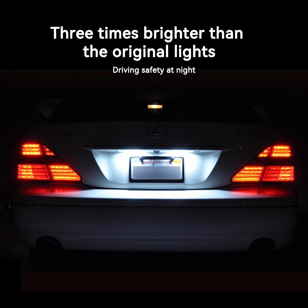 LED License Plate Light For Opel Vectra C Astra J H Zafira B Insignia Corsa C D Meriva A Tigra B 2Pcs Canbus Number Plate Lamp License Plate Lights 2