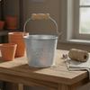 Galvanized Iron Decor Pot Handmade Rustic Tin Flower Distressed Finish Mini Watering Can Planter