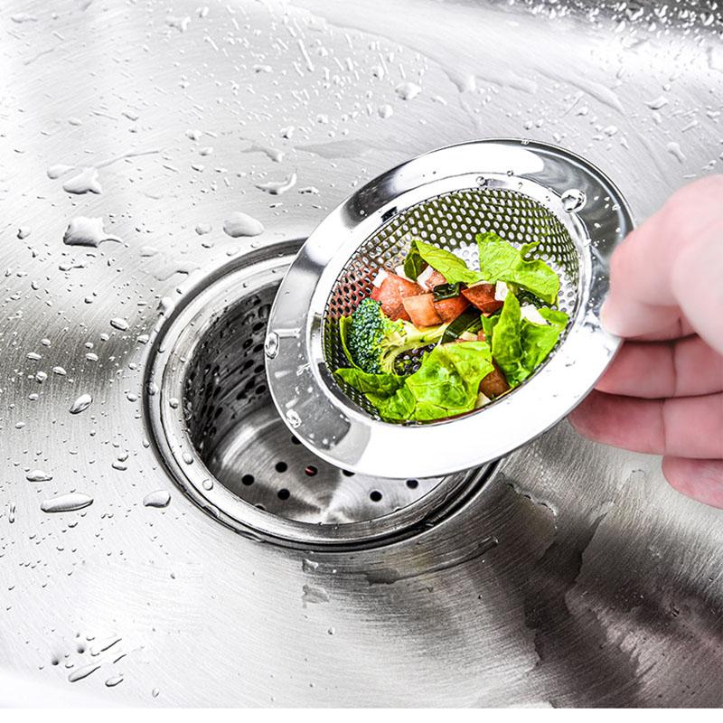 2 Pcs Sink Strainer for Most Kitchen Sink Drain Basket, Upgraded Double-Layer Safe Design Kitchen And Bathroom Sink Strainer