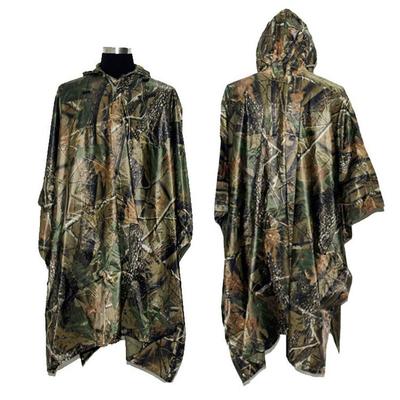 OneTigris Cool Fashionable Multifunctional Camping Mat Raincoat Military Camouflage Camouflage Poncho Unisex Free Size
