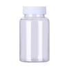 Clear Wide-Mouth PET Plastic Bottles, 50ml & 100ml - Dispensing/Capsule Bottles for Medicine.