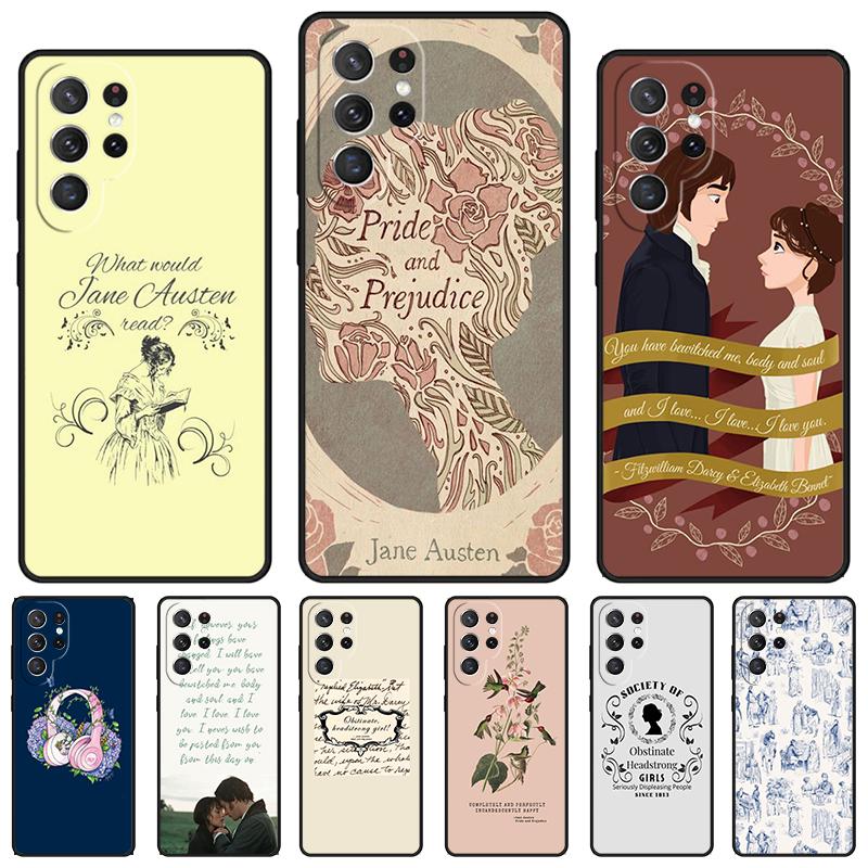 Pride And Prejudice Phone Case For Samsung Galaxy S24 S25 S23 S22 Ultra Note 10 20 Plus S20 S21 FE Cover