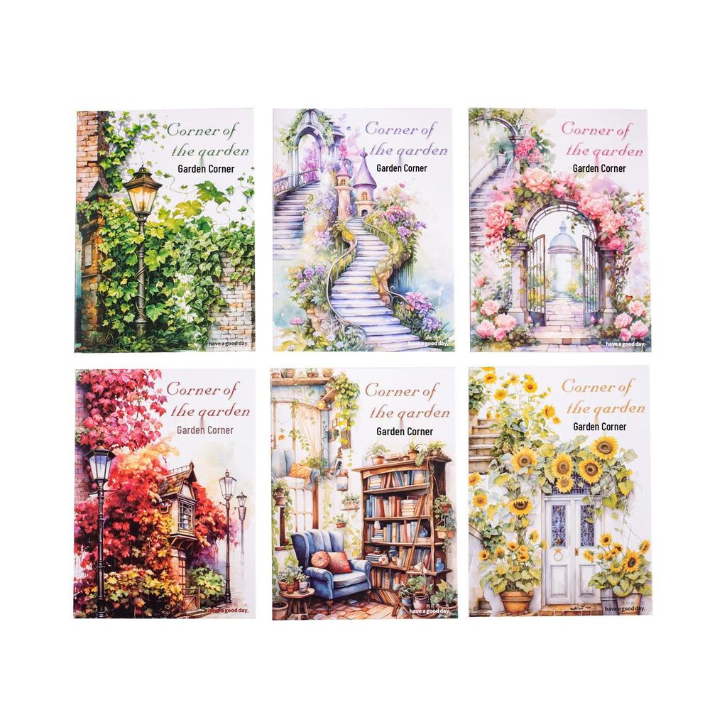 Garden Series: A Beautiful Day PET Sticker Pack - 30 Sheets, 6 Designs