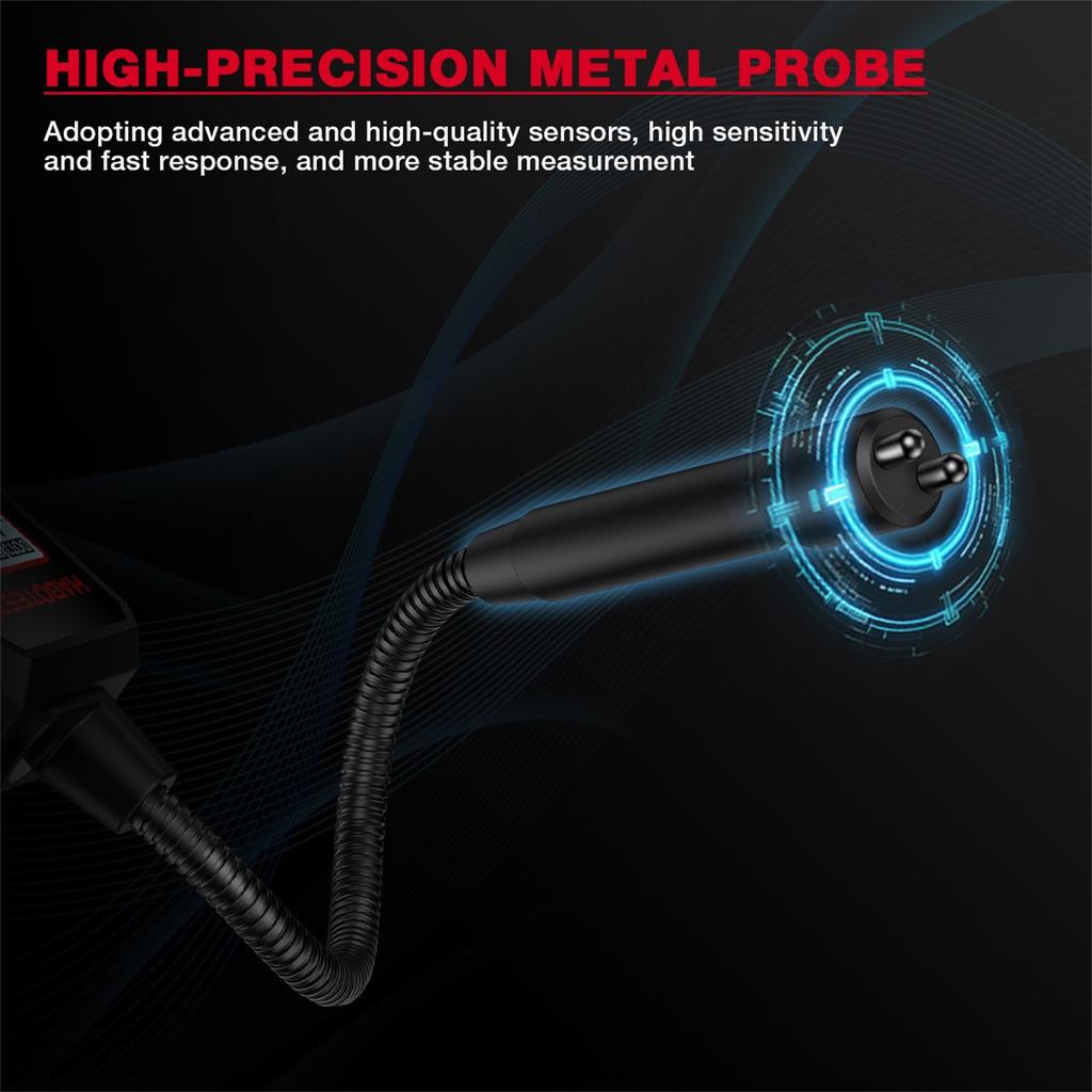 Brake Fluid Tester With 5.2 Inch Gooseneck Probe, Brake Fluid Test Pen With Light, Data Hold, Backlight Alarm For Car Care