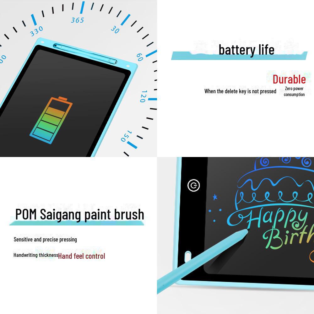 Cross-Border Best-Selling Children's LCD Drawing Boards - 8.5", 10", 12" Graffiti & Writing Boards