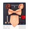 High-End Wedding Groom Tie Pocket Towel Corsage Gift Box Set Men'S Tie