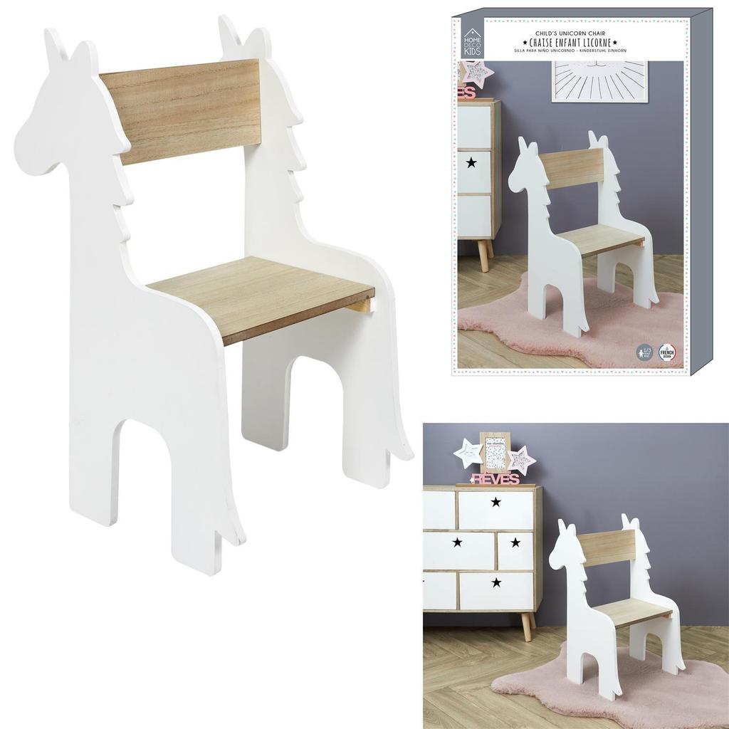 CHILDREN'S CHAIR Unicorn WHITE Unicorn Low