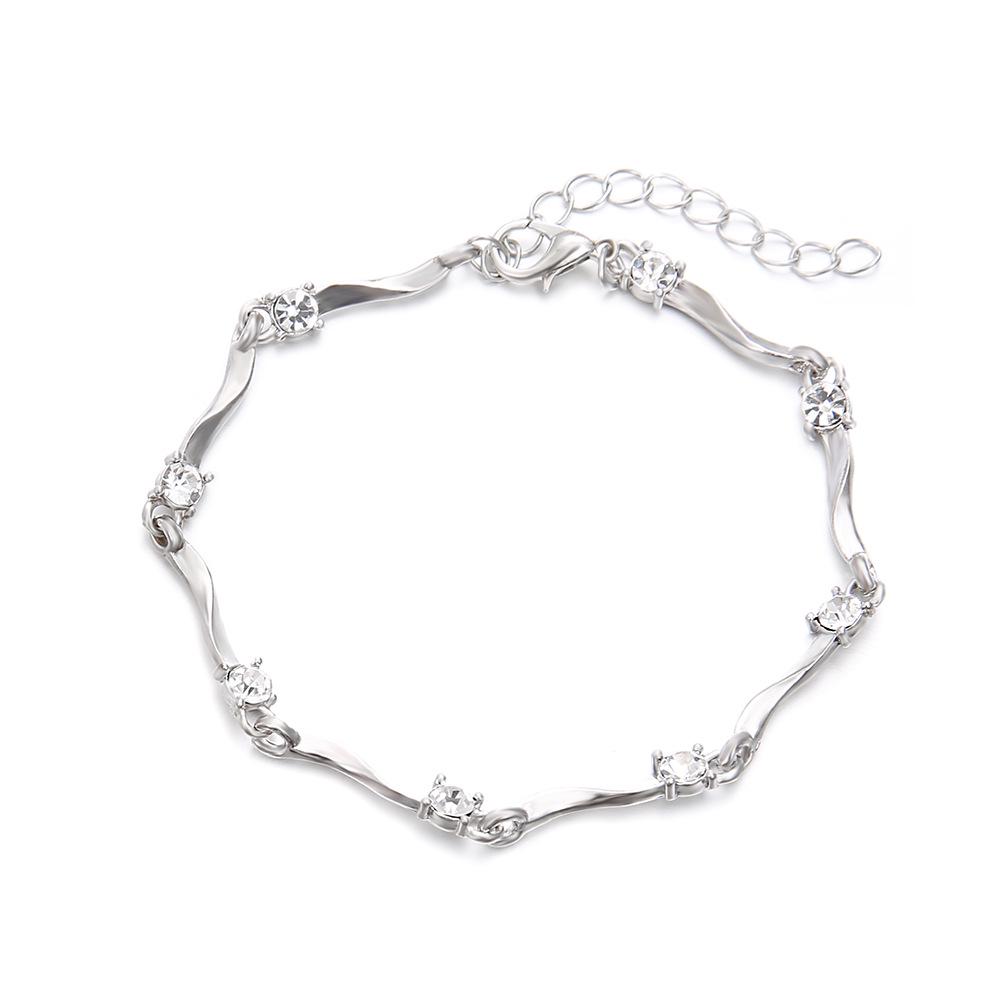 

Новый красочный браслет с кристаллами и цирконием, женский европейский и американский модный милый многослойный браслет, ювелирные изделия, подарок на день рождения, ювелирные изделия