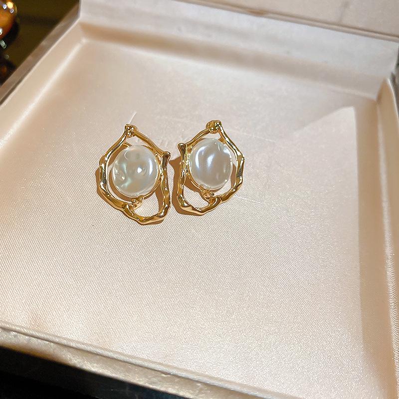 Silver Needle Zircon Star Flower Tassel Stud Earrings - Elegant and Fashionable Women's Accessory