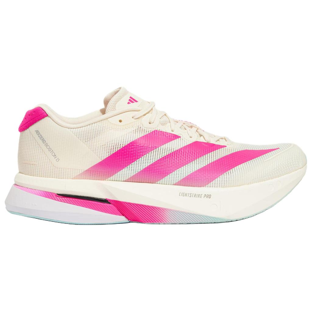 Adidas Adizero Boston 13 Classic Comfortable Slip-Resistant Durable Rebound Training Racing Running Shoes Unisex Sneakers Han-Jade-White KK1427
