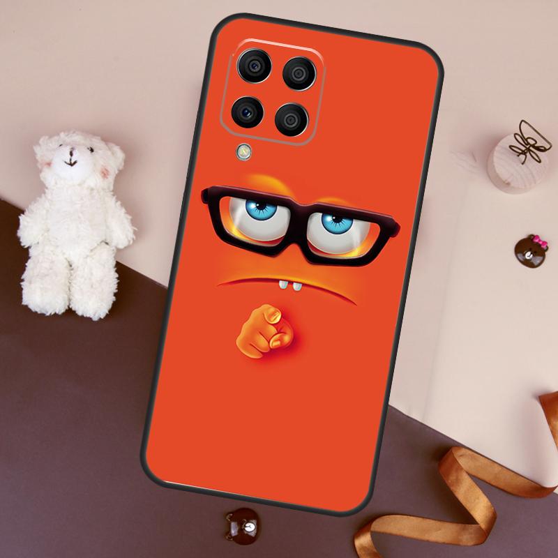 3D Funny Face Cute Case For Samsung Galaxy M32 M52 M14 M54 M13 M33 M53 M56 M36 M16 M31 M11 M12 M35 M55 M15 M06