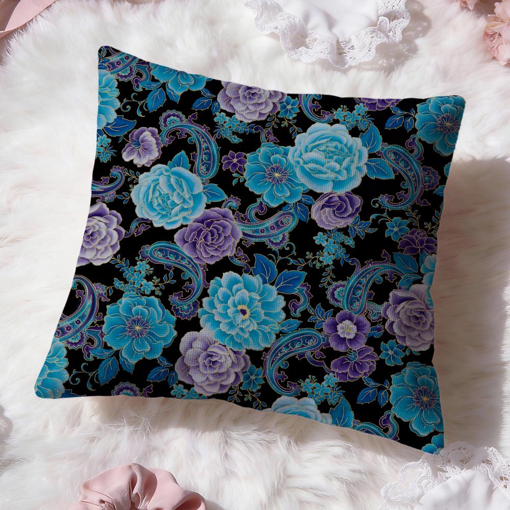 Landscape Cushion Cover Premium Comfort Reversible Pillow Cove Two in One Design for Any Room Car Interior
