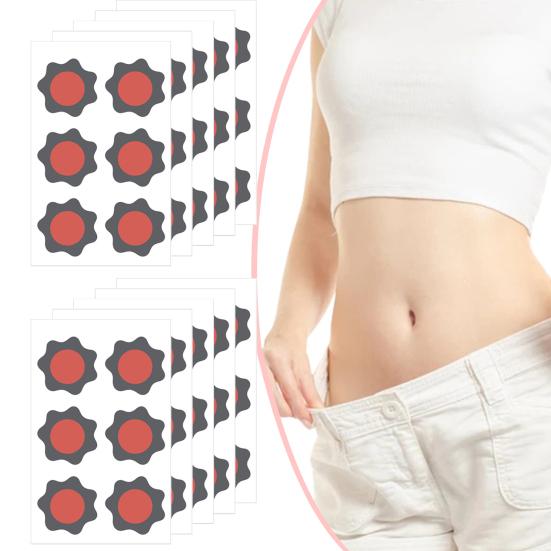 30Pcs Abdominal Support Patches Wider Patch Lightweight Flexible Coverage Body Skin-friendly Adhesive Patch with Botanical Ingredients