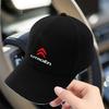 1/2pcs Car Badge Peaked Cap Sports Sunshade Baseball Hat For Citroen C1 C2 C3 C4 C4L C5 C6 C7 VTS C-ELYSEE Berlingo Xsara Cactus