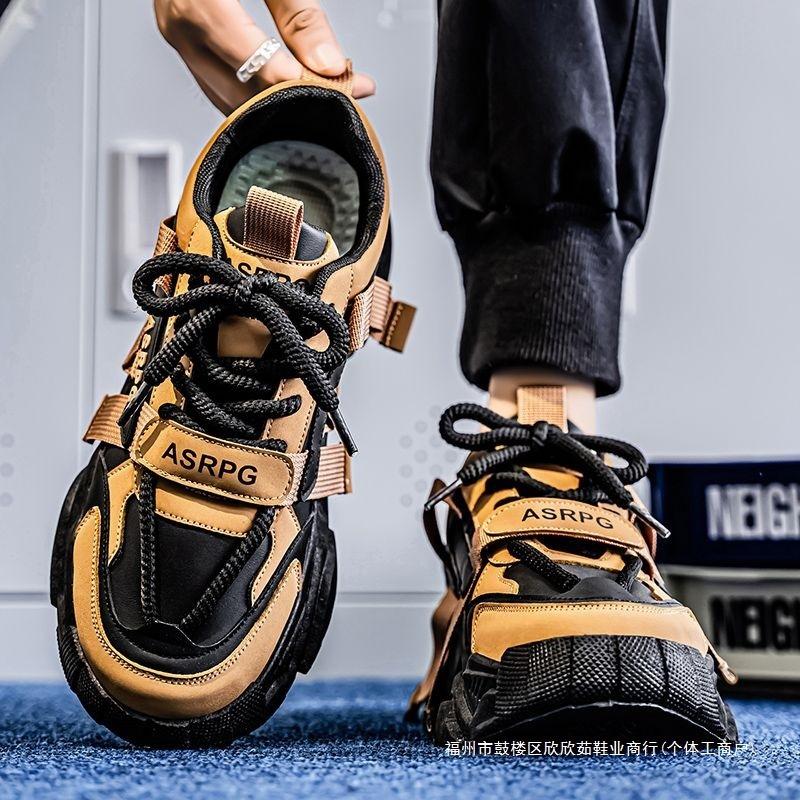 Herrenschuhe 2 Herbst Neu Herren Trend Vielseitig High-End Outdoor Freizeit Sport Dicksohlig Verschleißfest Dad Shoes