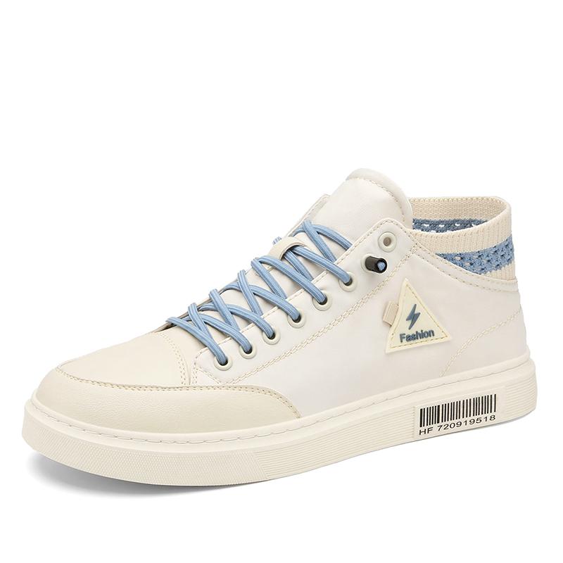 Fashion 2025 New Trendy Versatile Shoes Men's Spring New Breathable White Shoes Men's Sports and Leisure Board Shoes Trendy Shoes