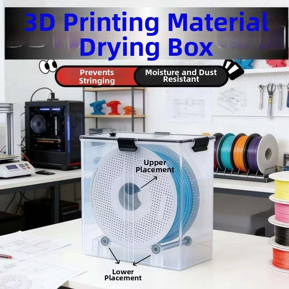 Sealed 3D Printing Filament Dry Box Dustproof Filament Storage Box Filament Dryer Box Storage