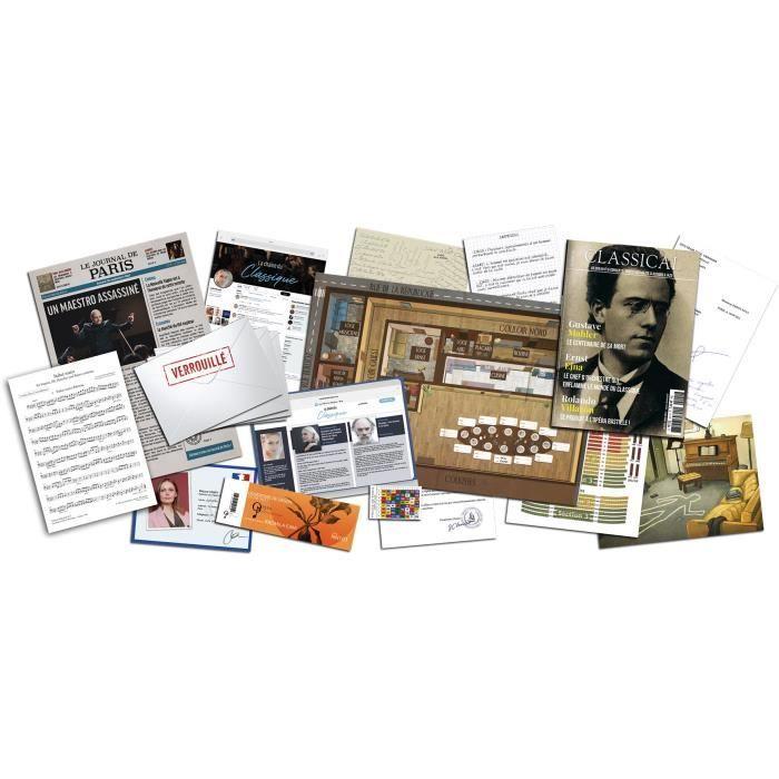 Le Maestro Assassiné - Asmodee - Jeu d'enquête - Dès 18 ans - Fabriqué en France