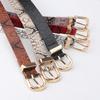 New Trendy Women's Belt, Snake-patterned Belt, Fashionable and Simple Jeans Belt, Ins Style Women's Belt