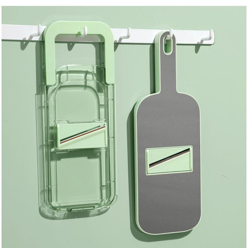Shredder Household Kitchen Manual Vegetable Cutting Artifact Multifunctional Transparent Fruit Cucumber Potato Slicing Planer Shredder