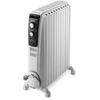 Radiateur Bain D'huille Dragon4 DELONGHI - 2500W - 3 Allures De Chauffe - Technologie Real Energy - Effet Cheminée
