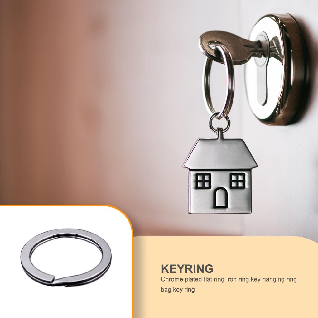 10 Stück Schlüsselanhänger Schmuckherstellung Basteln Metall DIY Schlüsselanhänger Rucksack Geldbörse Anhänger Schlüsselring Handgefertigt