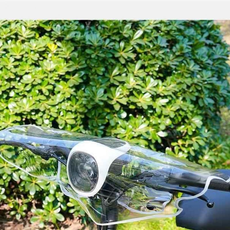 1 Stück Elektrofahrzeug Front-Regenabdeckung, Mittelkonsolen-Armaturenbrett Universale Lenkerabdeckung, Outdoor-Fahrradausrüstungsabdeckung