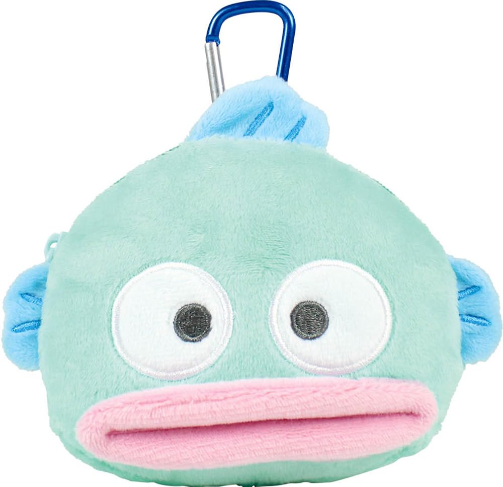

Tees Factory Sanrio Hangyodon Plush Zipper Mascot with Carabiner SR-5541433HD
