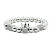 2023 Exquisite Fashion Bracelet with Micro-Inlaid Copper Beads & Zircon Crown