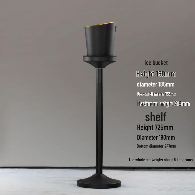 Slanted Plastic Ice Bucket