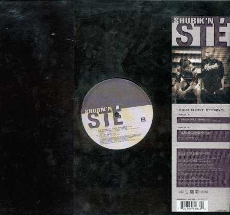 

12inch Record ST SHURIKN Rien Nest Eternel DFI996 Delabel 1999 France Rap HipHopRB Used