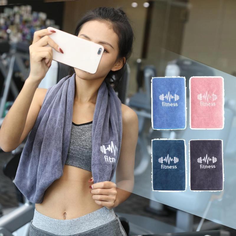 1 Stück Graues Unisex-Handtuch für das Fitnessstudio mit hoher Saugfähigkeit und schneller Trocknung | Schweißaktivierbare Sportmatte für Basketball, Laufen & Fitness-Workouts