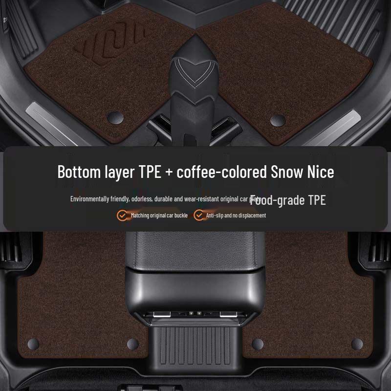 Double-Layer Semi-Enclosed TPE Floor Mats for Beijing BJ30/BJ40/EU5/EU5 PLUS